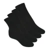DIM – SOCQUETTE COTON X4 Noir des prix incroyables 8