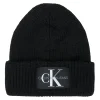 pas cher Calvin Klein Jeans – MONOGRAM BEANIE WL Noir 11