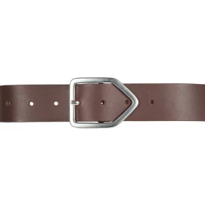 Levi’s – GEOMETRIC BUCKLE BELT Marron marque pas cher 8